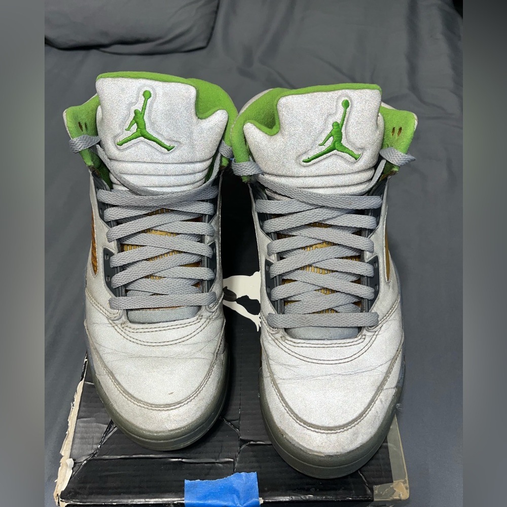 2007 Jordan 5 Green bean size 7.5men